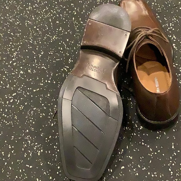 Johnson Murphy brown leather square toe oxfords.  Men’s 10.5 - Picture 4 of 4